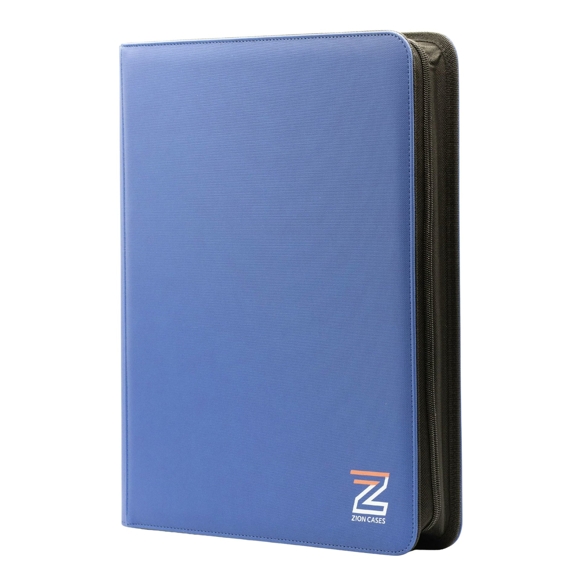 Zion Cases royal blue 9 pocket toploader trading card binder