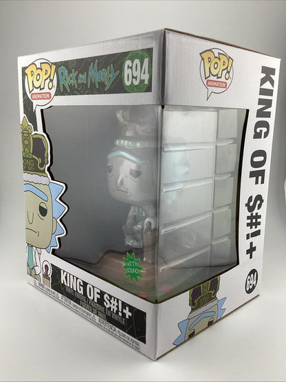 Funko Pop! Deluxe: Rick and Morty - King of S#!+ With Sound #694