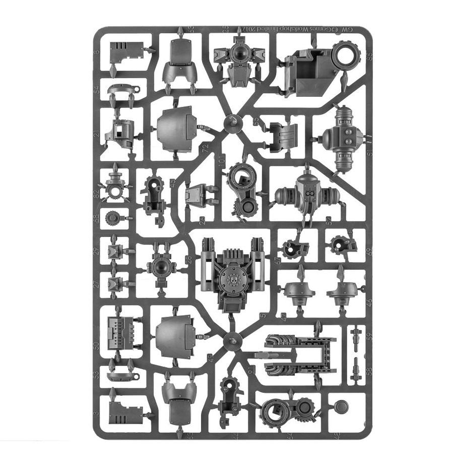 Warhammer 40,000 Space Marines Primaris Redemptor Dreadnought Kit – Multi-Part Plastic Model with Weapons Options, 90mm Base & Transfer Sheet – Highly Customizable Tabletop Miniature