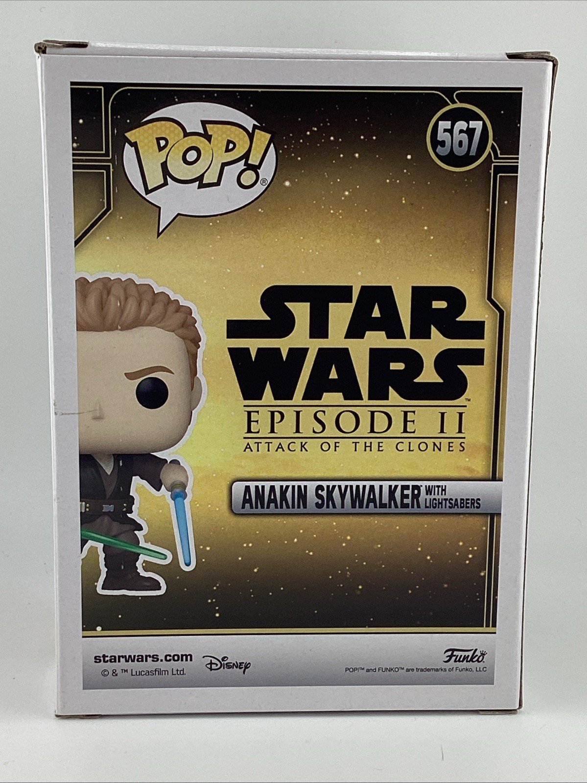 Funko Pop! Star Wars - Anakin Skywalker With Lightsabers 2022 Fall Con L.E #567