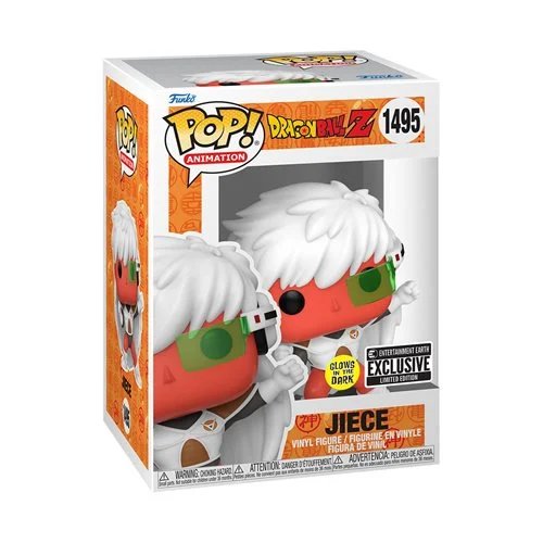 Jiece Funko Pop! Animation Dragon Ball Z - Approx. 3 3/4" Collectible Glows In The Dark Entertainment Earth Exclusive Limited Edition Vinyl Figure #1495 with Window Display Box