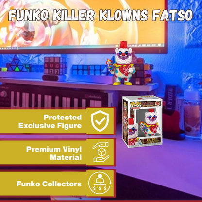 Fatso Funko Pop! Movies Killer Klowns From Outer Space - Vinyl Figure #1423 with Window Display Box