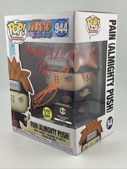Funko Pop! Vinyl: Naruto - Pain (Glows in the Dark) - C.C Signed Troy Baker