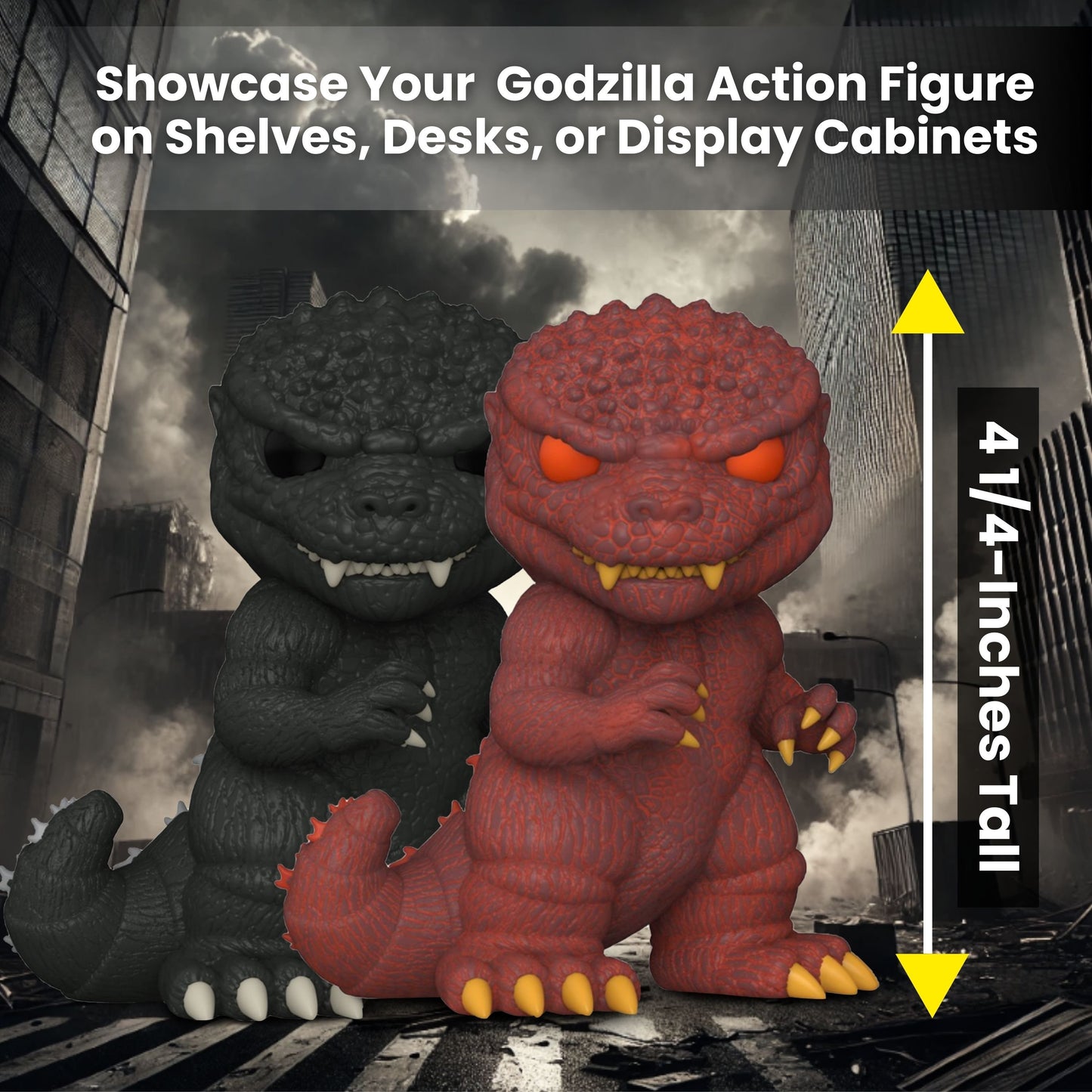 Godzilla (1984) Funko Pop! Movies - 70th Anniversary - Set of 2 ( Includes Standard and Chase Limited Edition) - Collectible Vinyl Figure #1663 with Window Display Box