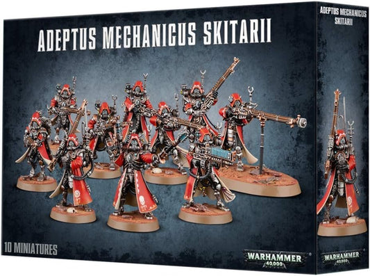 Warhammer 40K Adeptus Mechanicus Skitarii Rangers Vanguard Miniatures Set by Games Workshop Multi-Colored Tabletop Wargaming Model Kit