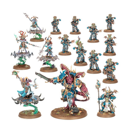 Warhammer 40K Combat Patrol Thousand Sons - 15 Miniatures Including Daemon Prince, Rubric Marines & Tzaangor Units - Warhammer 40,000 Chaos Army Set