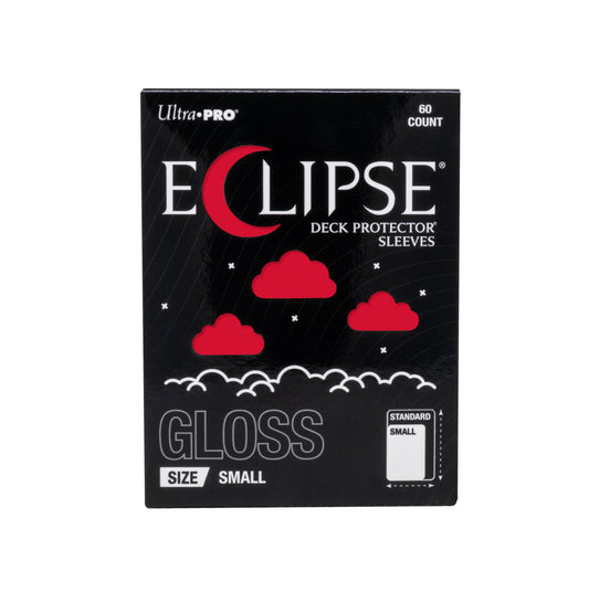 Ultra PRO Eclipse Gloss Small Deck Protector Sleeves Apple Red 60CT | Durable Opaque TCG Trading Card Sleeves | Smooth Shuffle Finish | Split-Resistant Protection for Card Decks & Collectibles (PRE-ORDER AUGUST)