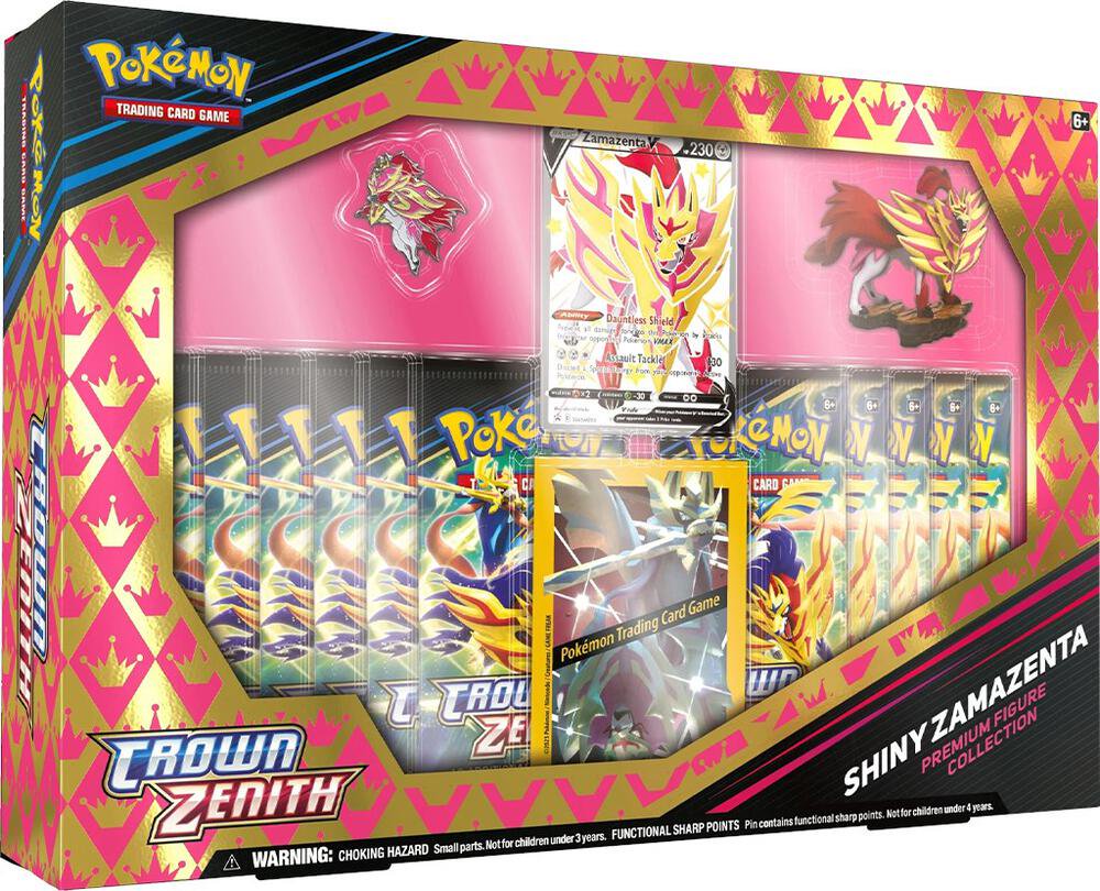 Pokemon Trading Card Game Crown Zenith Premium Figure Collection Shiny Zamazenta