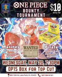 One Piece Bounty Tournament – May 20 (Wed) 7:30PM