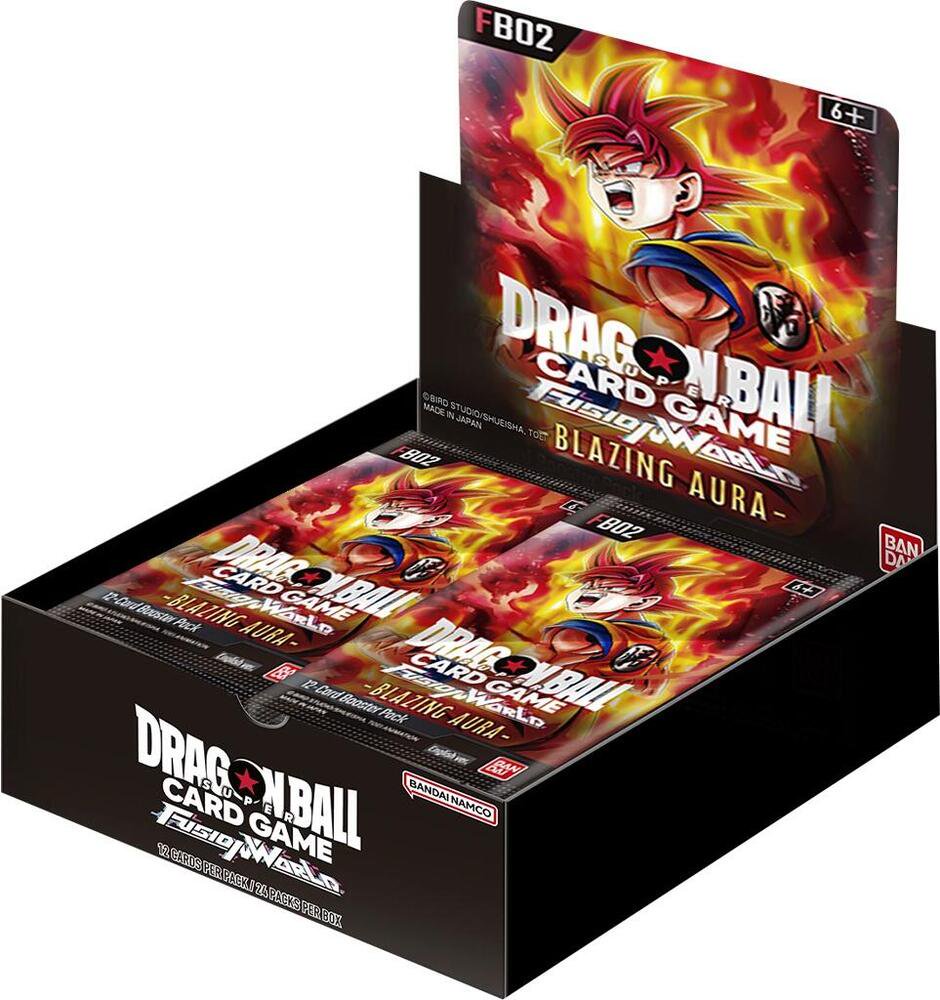 dragon ball collector booster box Bandai Dragon Ball Super Card Game Fusion World FB02 Blazing Aura Boos – COLLECTION REALM