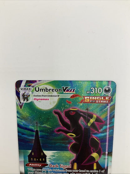 Pokémon TCG Umbreon VMAX (Alternate Art Secret) 215/203 SWSH07: Evolving Skies Holo NM