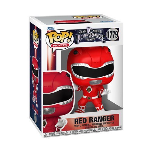 Mighty Morphin Power Rangers: The Movie Funko Pop! Movies - Set of 4 (Yellow Ranger Glow #1781, White Ranger #1780, Red Ranger #1779, and Pink Ranger #1778) Collectible Vinyl Figures