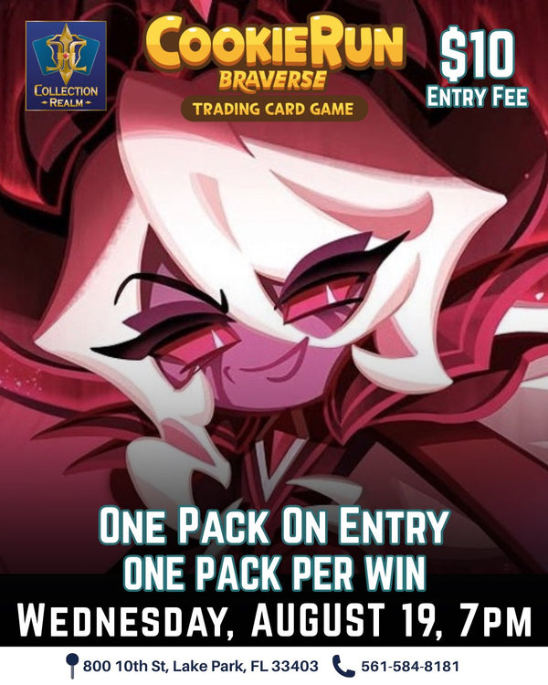 CookieRun Braverse TCG Tournament – August 19, 2026 (Wednesday 7:00 PM)
