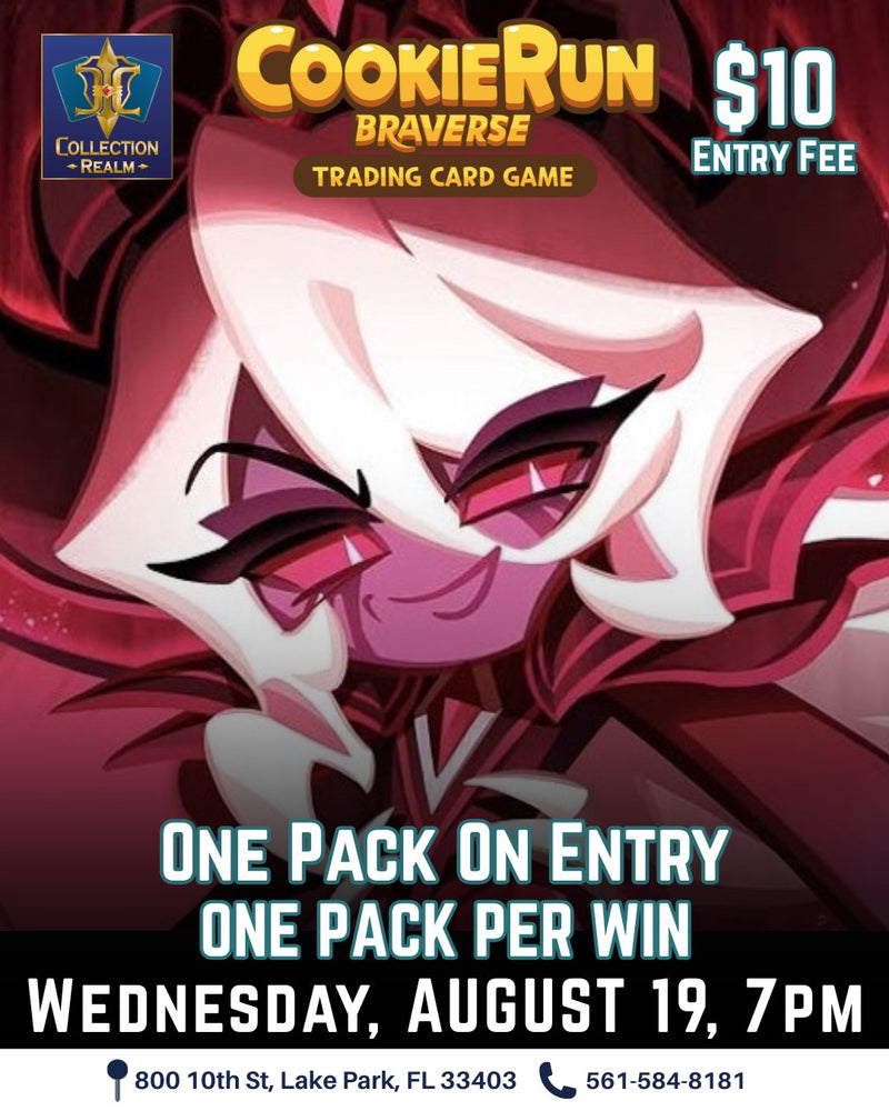 CookieRun Braverse TCG Tournament – August 19, 2026 (Wednesday 7:00 PM)
