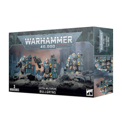 Warhammer 40,000 Astra Militarum Bullgryns - 3 Miniatures