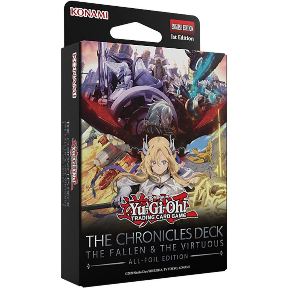 Yu-Gi-Oh TCG The Chronicles Deck The Fallen and The Virtuous All-Foil Edition Trading Card Game