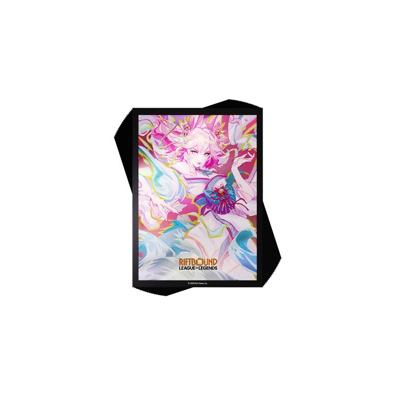 Riftbound LOL TCG SpiritForged Ahri Card Sleeves Standard Size Deck Pr COLLECTION REALM Riftbound LOL TCG SpiritForged Ahri Card Sleeves Standard Size Deck Pr COLLECTION REALM