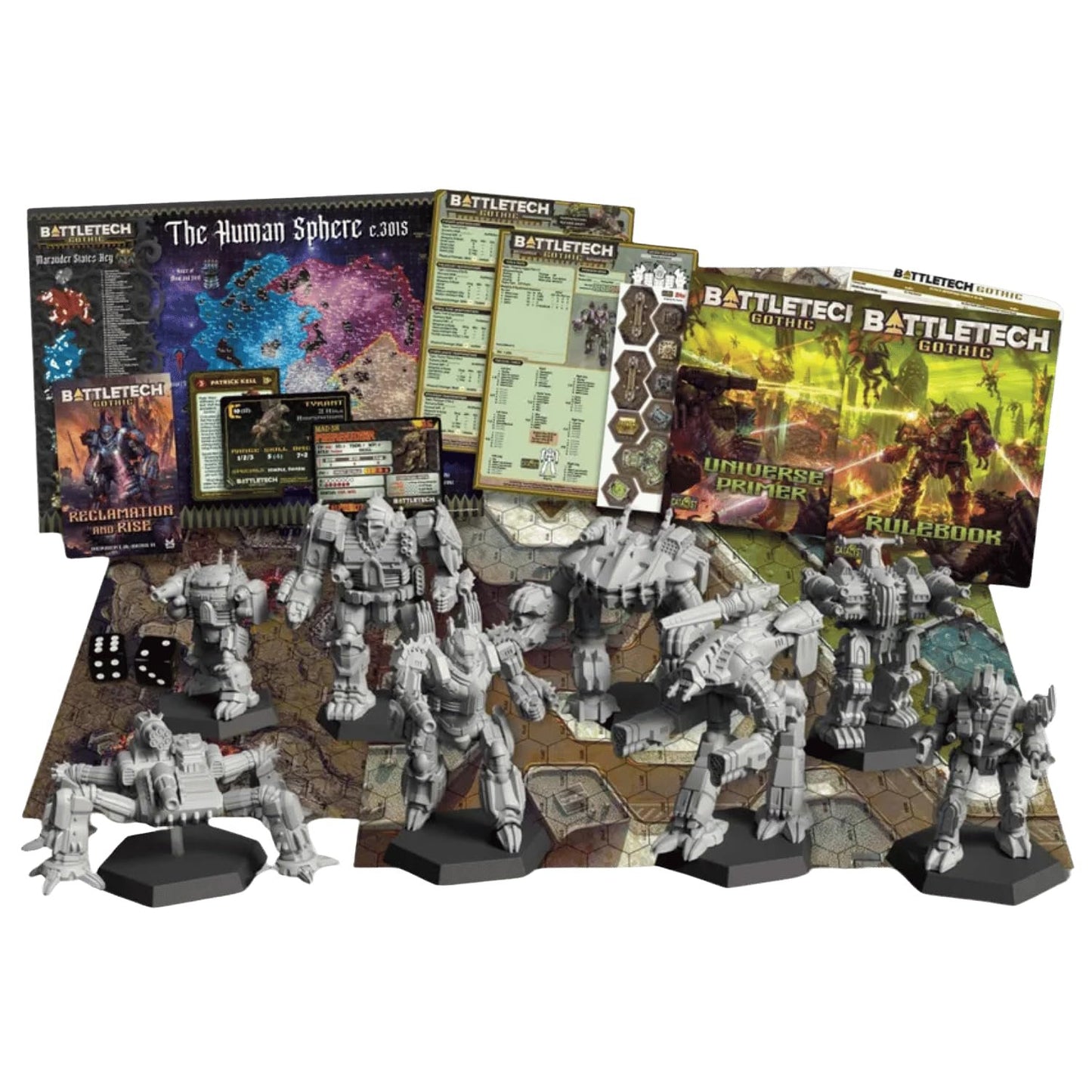 BattleTech: Gothic – Core Box Set with Miniatures & Rulebook | Catalyst Game Labs | Sci-Fi Strategy Miniatures Game