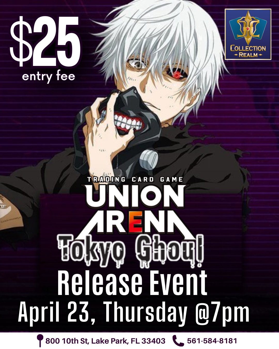 Union Arena TCG Tokyo Ghoul Release Event – April 23, 2026 | Thursday, 7:00PM