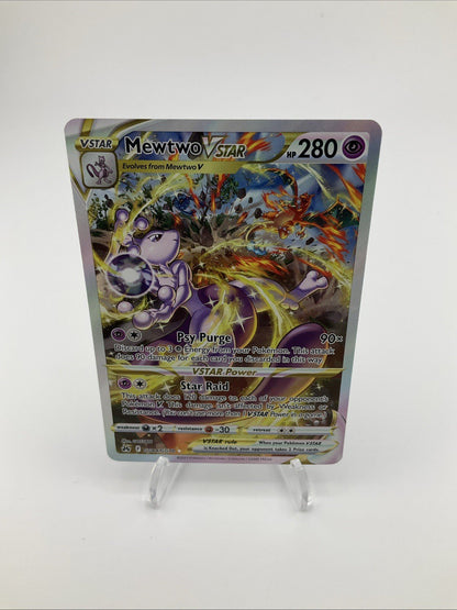 MEWTWO VSTAR 2023 POKEMON CROWN ZENITH GALARIAN GALLERY B GG44/70 NM!