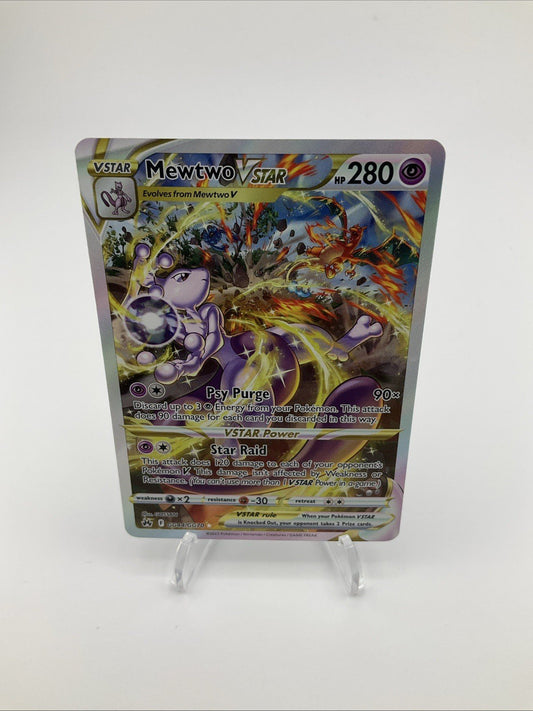 MEWTWO VSTAR 2023 POKEMON CROWN ZENITH GALARIAN GALLERY B GG44/70 NM!