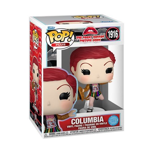 Columbia Glitter #1916 Funko Pop! Movies The Rocky Horror Picture Show Wave 2 - Approx. 4" Collectible Vinyl Figure Bundled with Display Box Protector Case - Estimated Arrival: Sept. 2025 (PRE-SALE)