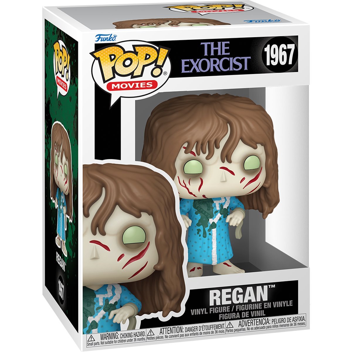 Regan #1967 Funko Pop! Movies The Exorcist - Approx. 4" Collectible Vinyl Figure Bundled with Display Box Protector Case