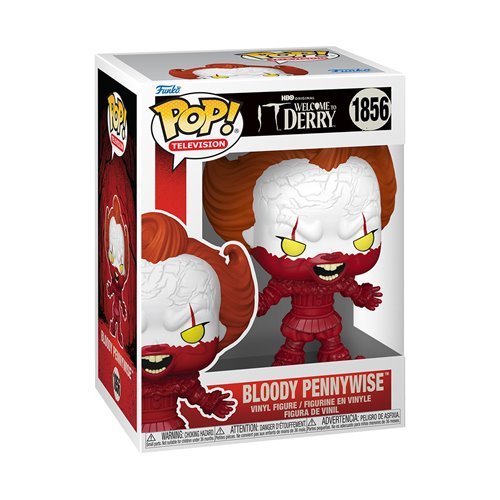 Bloody Pennywise #1856 Funko Pop! Television It: Welcome to Derry - Approx. 5" Collectible Vinyl Figure - Estimated Arrival: Jan. 2026 (PRE-ORDER)