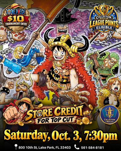 One Piece League Points Eligible – October 3, 2026 (Saturday 7:30 PM)