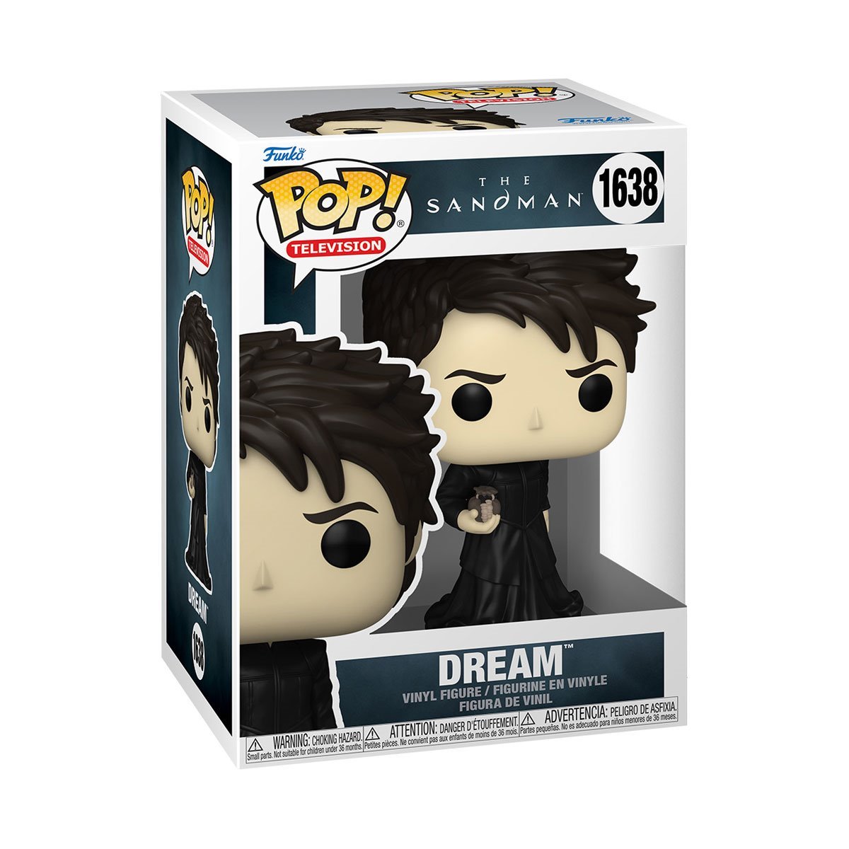 The Sandman Funko Pop! Television - Set of 4 (Dream #1638, Lucienne with Matthew #1639, Lucider #1640, and The Corinthian #1641) Collectible Vinyl Figures (PRE-SALE)