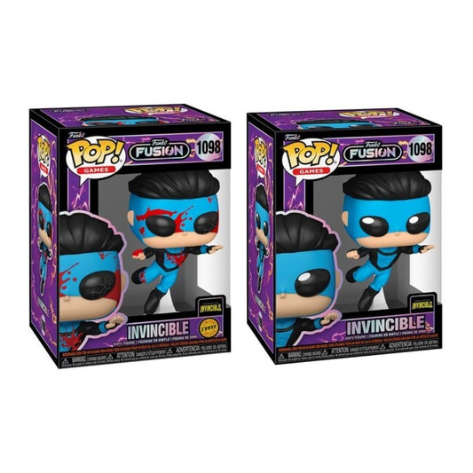 Invincible #1098 Funko Pop! Games Funko Fusion - Set of 2 (Chase and Common) Collectible Vinyl Figure Bundled with Display Box Protector Case - Estimated Arrival: Oct. 2025 (PRE-SALE)