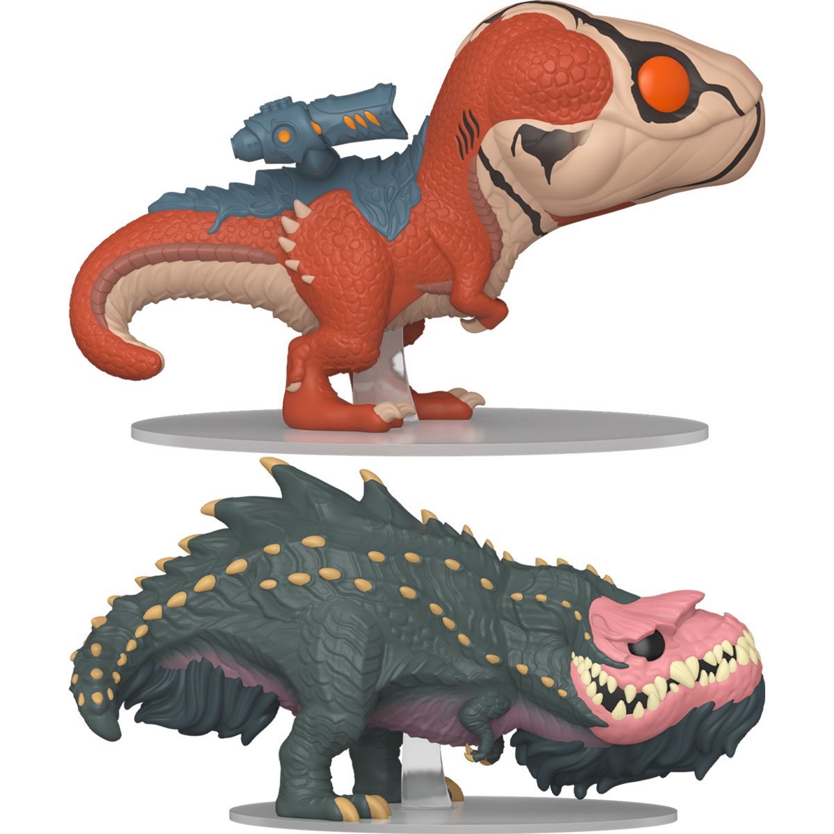 Turok: Origins Funko Pop! Games Set of 2 (Bearded Dragon #1197 and Armored Lusovenator #1198) Collectible Vinyl Figures - Estimated Arrival: Mar. 2026 (PRE-ORDER)