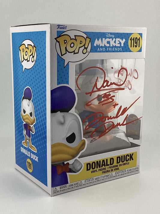 Funko Pop! Vinyl: Disney - Donald Duck Signed Daniel Ross JSA #1191