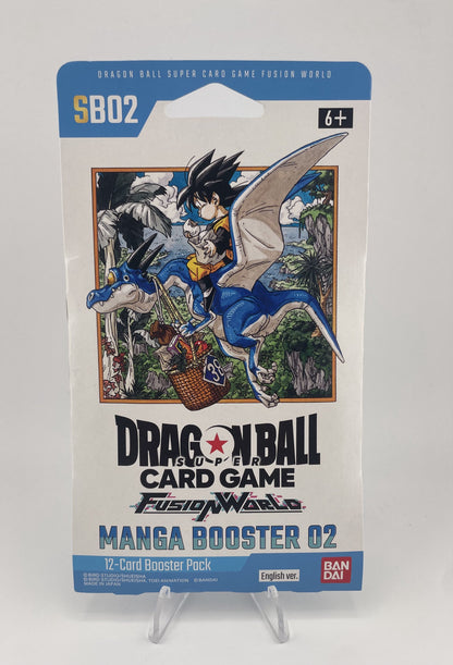 Bandai Dragon Ball Super Fusion World SB02 Sleeved Manga Booster 02 Pack Dragon Ball Trading Cards