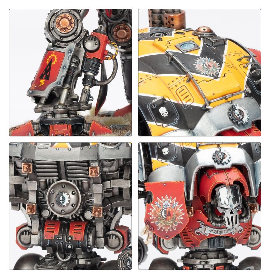 Warhammer 40K Imperial Knights Knight Questoris Model Kit – Multipart Plastic War Machine Figure with 6 Build Configurations for Warhammer 40,000 Armies (PRE-ORDER)