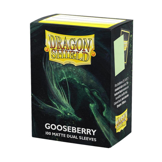 Dragon Shield Matte Dual Sleeves Gooseberry 100 count protective trading card sleeves