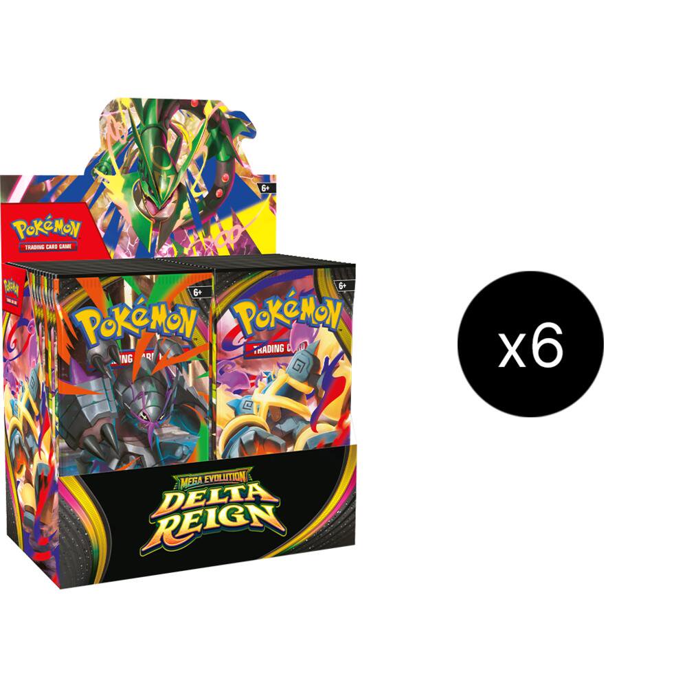 Pokemon TCG ME06 Mega Evolution Delta Reign Booster Box Case Sealed 6 Boxes (PREORDER - Release Date November 06, 2026)