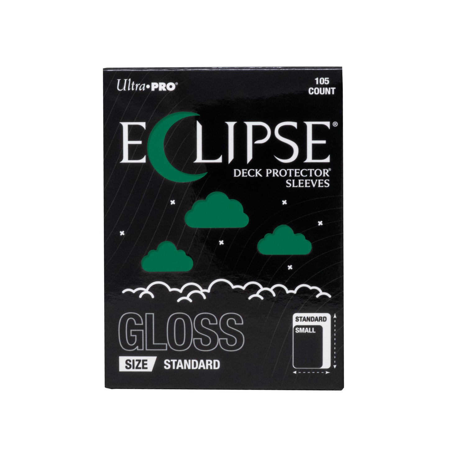 Ultra Pro ECLIPSE Gloss Forest Green 105CT Standard Deck Protector Sleeves for Trading Cards, TCG, Collectible Card Games, Durable Opaque Card Sleeves for Card Deck Protection & Storage (PRE-ORDER AUGUST)