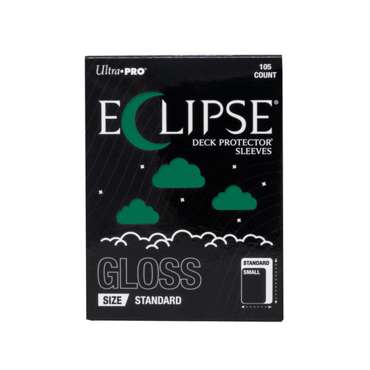 Ultra Pro ECLIPSE Gloss Forest Green 105CT Standard Deck Protector Sleeves for Trading Cards, TCG, Collectible Card Games, Durable Opaque Card Sleeves for Card Deck Protection & Storage (PRE-ORDER AUGUST)