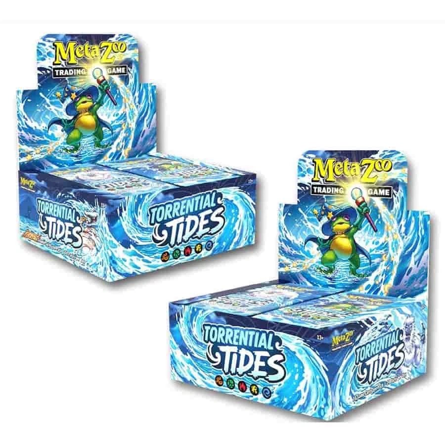 MetaZoo TCG: Torrential Tides Booster Box 24ct Display Sealed – Collectible Card Games & Booster Packs