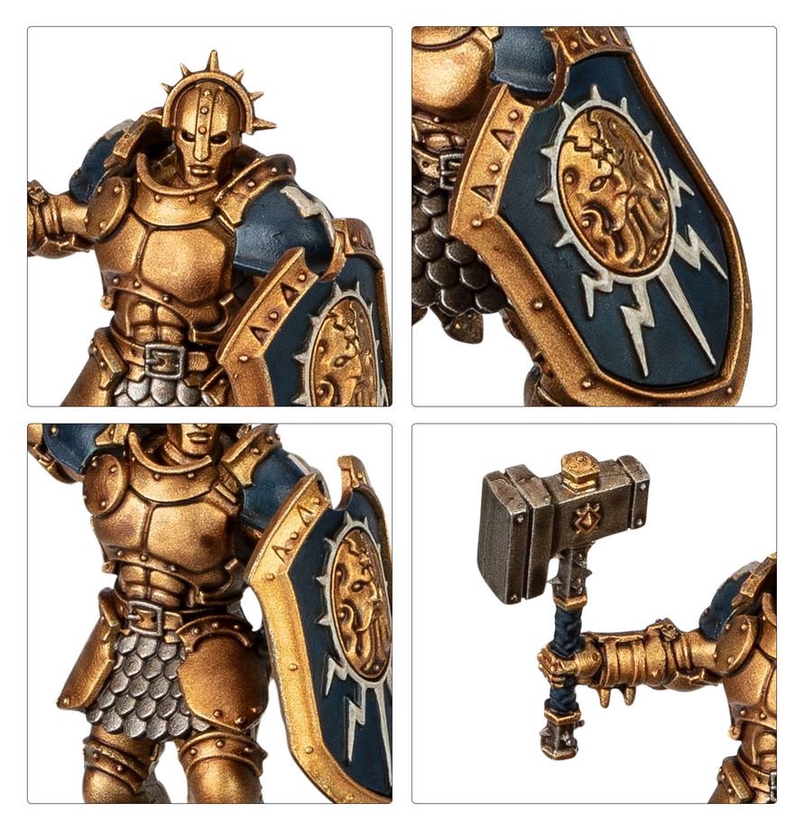Warhammer Age of Sigmar Stormcast Eternals Paint Set – 3 Push-Fit Liberator Miniatures, 6 Citadel Paints & Starter Brush for Beginners and Hobby Fans (PRE-ORDER)