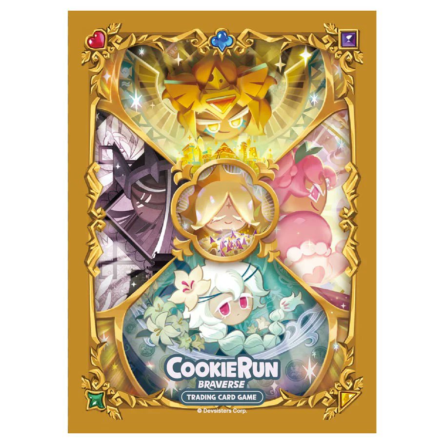 Cookie Run Braverse TCG 65ct Card Sleeves Glow Age Protective Trading Card Sleeves