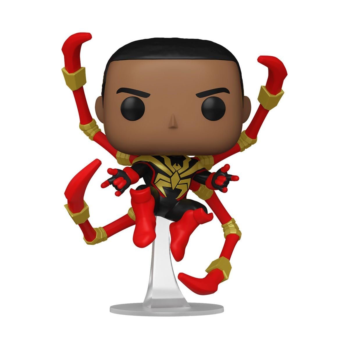 Miles Morales Iron Spider Funko Pop! Marvel Spider-Man Comics - Approx. 4 1/2" Collectible Chase Limited Edition Vinyl Figure #1448 in Window Display Box