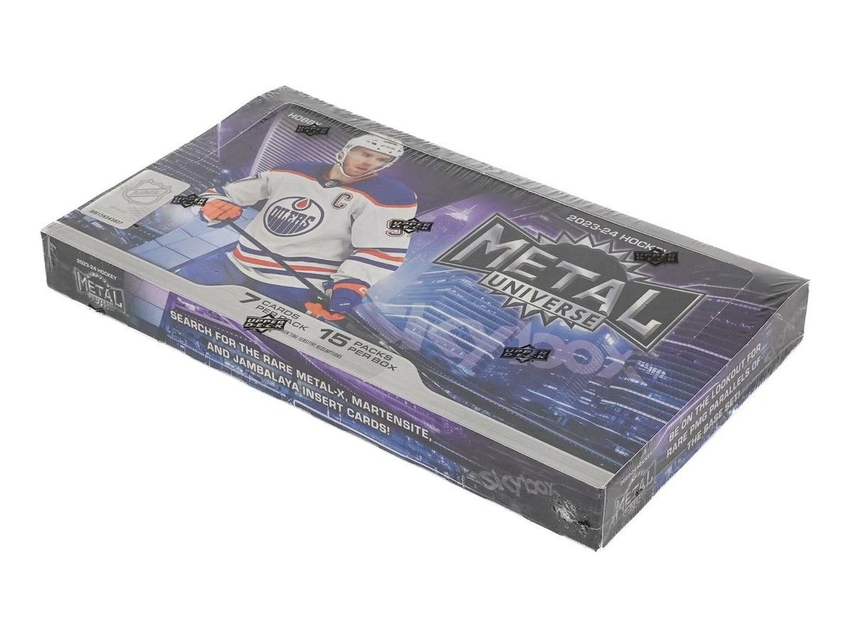 2023/24 Upper Deck Skybox Metal Universe Hockey Hobby Box – NHL Trading Cards, Hockey Card Collecting, Sports Collectibles