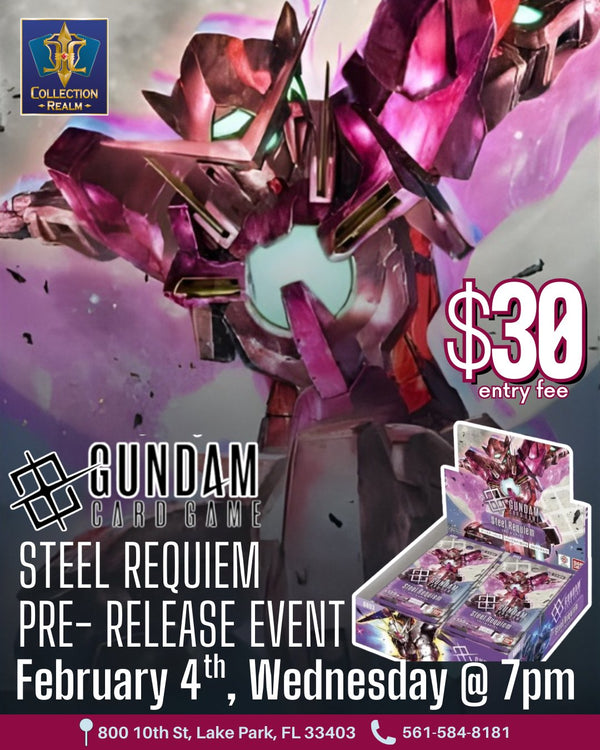Gundam Card Game: Steel Requiem Pre-Release Event