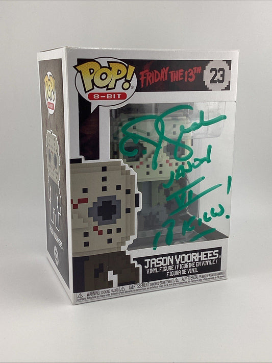 Funko Pop! 8-Bit: Friday the 13th - Jason Voorhees  Signed C J Graham #23