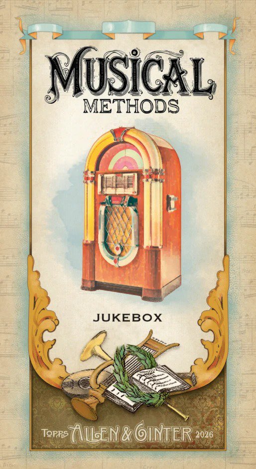 2026 Topps Allen & Ginter Baseball Hobby Box, 18 Packs, 8 Cards per Pack, 300-Card Base Set, Autographs, Relics, Printing Plates & Rip Cards (PREORDER - Release Date October 7, 2026)