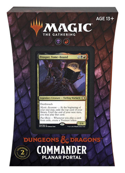 Magic: The Gathering TCG Dungeons & Dragons Commander Deck Planar Portal Ready to Play Deck
