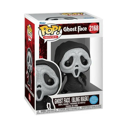 Scream Ghost Face Bling Mask Glitter Funko Pop! Vinyl Figure #2168 Horror Movie Collectible Sparkle Slasher Figurine (PRE-ORDER)