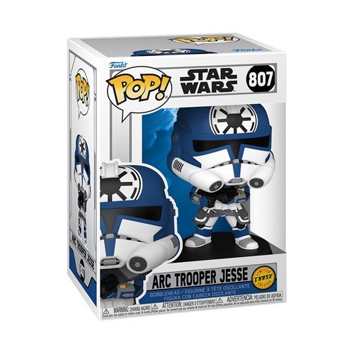 Arc Trooper Jesse #807 Funko Pop! Star Wars: The Clone Wars - Approx. 3 3/4" Chase Limited Edition Collectible Vinyl Figure Bundled with Display Box Protector Case - Estimated Arrival: Nov. 2025 (PRE-SALE)